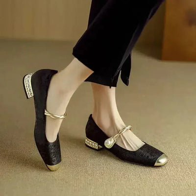 Mestelle Cuir Mary Jane
