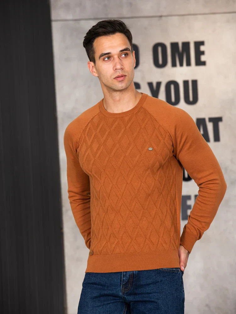 MP® | Pull pour homme avec design à carreaux