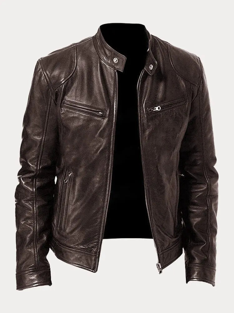 Leif™ – Veste Casual en Cuir : Style Intemporel et Confort