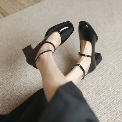 Mary Janes à Fermeture Élégante