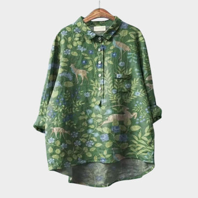 LUCIANA | Blouse Oversize avec Chats Stylisés et Confort Unique pour Chaque Jour