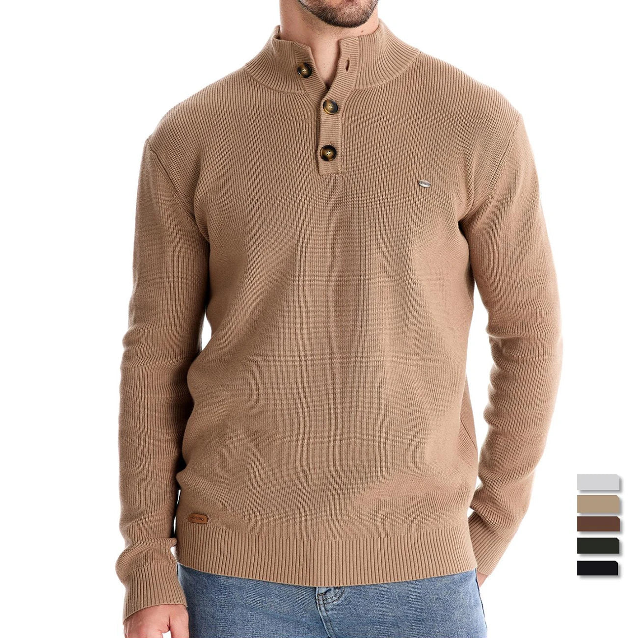 MP®  | Pull pour homme avec design à boutons