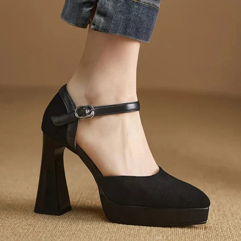Celeste Élégante Mary Janes