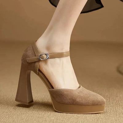 Celeste Élégante Mary Janes
