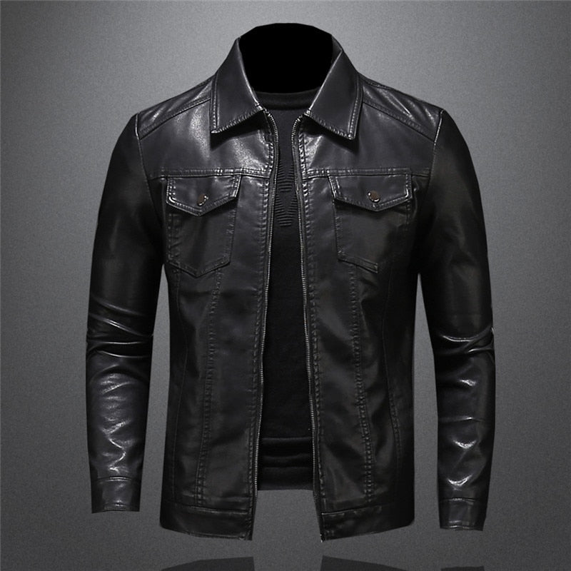 Simon | Veste en Cuir Artisanale pour Homme
