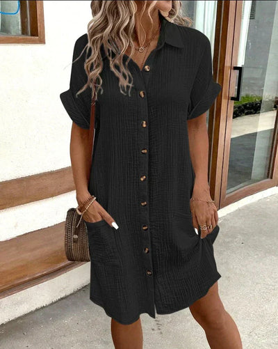 DUNYA - ROBE POLO CEINTURÉE