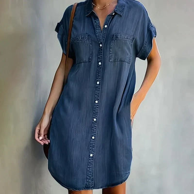 AUBREE™ – ROBE DÉCONTRACTÉE EN JEAN