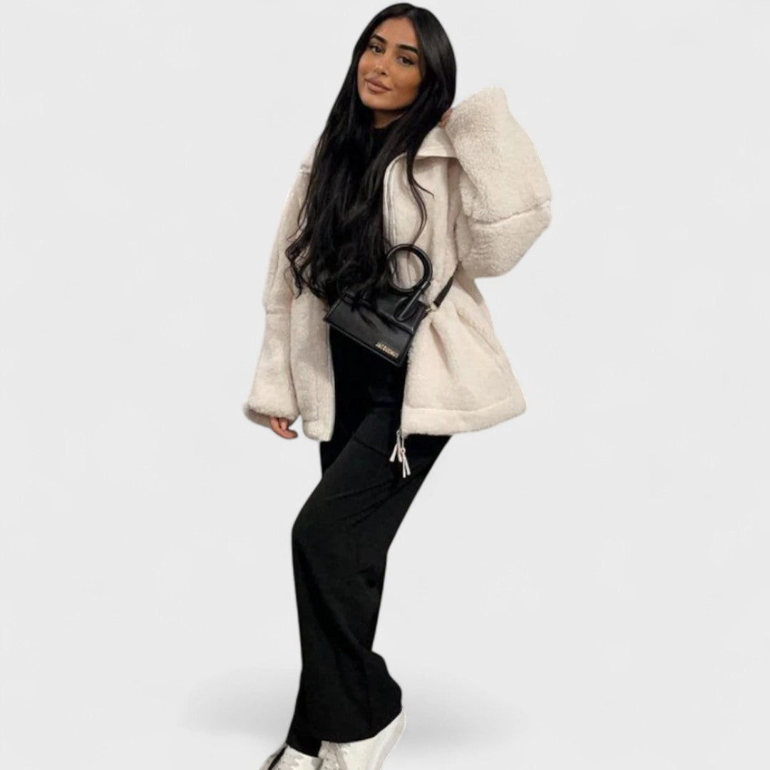 Kaja - Manteau en peluche doux