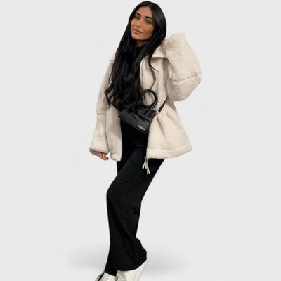 Kaja - Manteau en peluche doux