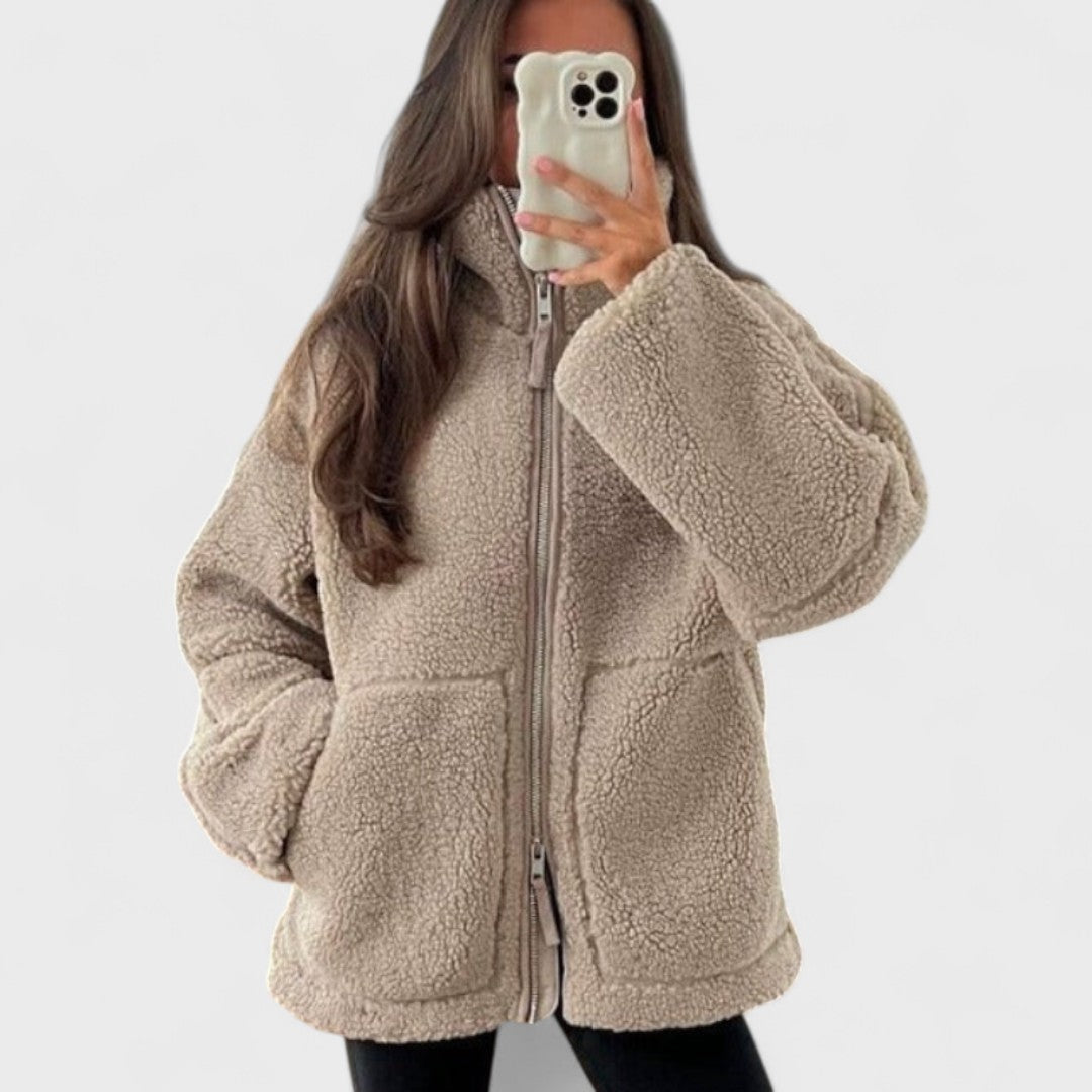 Kaja - Manteau en peluche doux