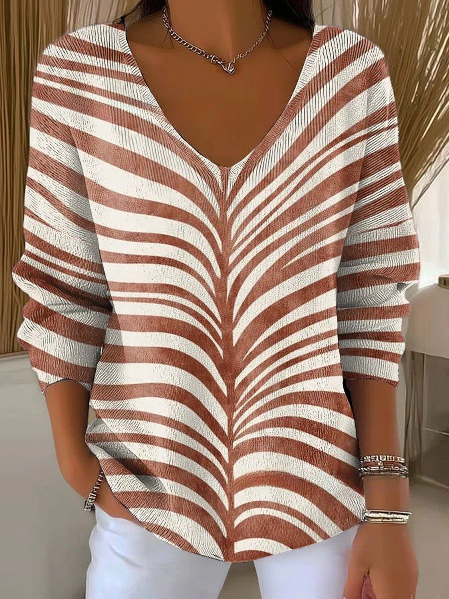 MP – Pull en tricot avec décolleté en V