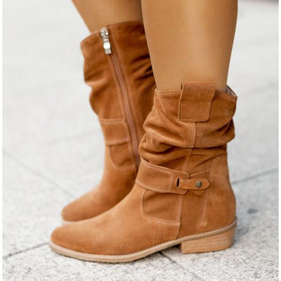 Alexis – Bottines avec Fermeture Éclair Simple et Confort Orthopédique+ Support