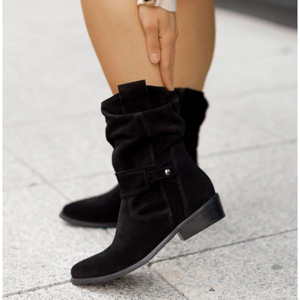 Alexis – Bottines avec Fermeture Éclair Simple et Confort Orthopédique+ Support