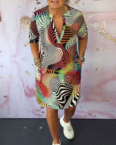 Ria™ | Robe V en couleur