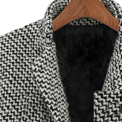 CHELSEA™ | MANTEAU LONG À CARREAUX
