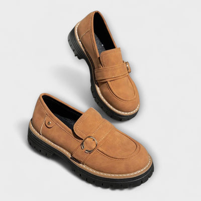 Lora – Mocassins Décontractés à Bout Ronde
