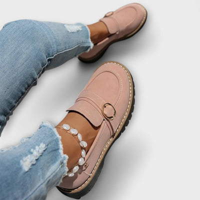 Lora – Mocassins Décontractés à Bout Ronde