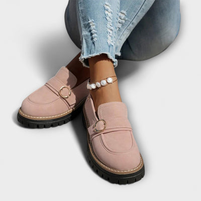 Lora – Mocassins Décontractés à Bout Ronde