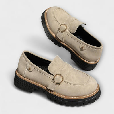 Lora – Mocassins Décontractés à Bout Ronde