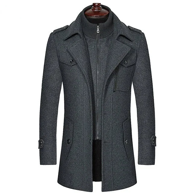 Demeron – Manteau Élégance intemporelle pour l'homme moderne
