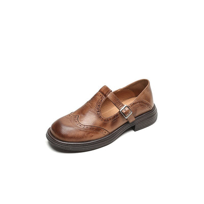 Mary Janes en Cuir Avancées