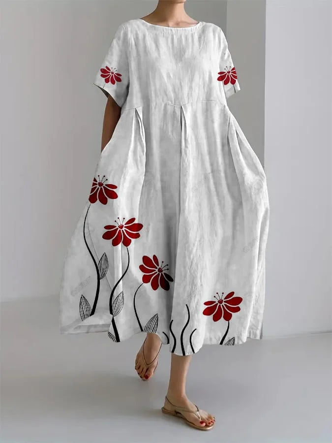 MP™ SABRINA | Robe Longue Fleurie avec Élégance Naturelle et Confort Maximum pour Chaque Moment Informel
