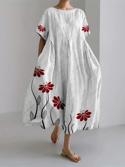 MP™ SABRINA | Robe Longue Fleurie avec Élégance Naturelle et Confort Maximum pour Chaque Moment Informel