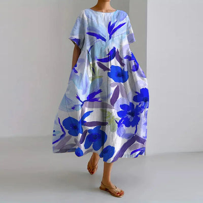MP™ VALENTINA | Robe Fleurie d'Été avec Coupe Flatteuse et Liberté de Mouvement.