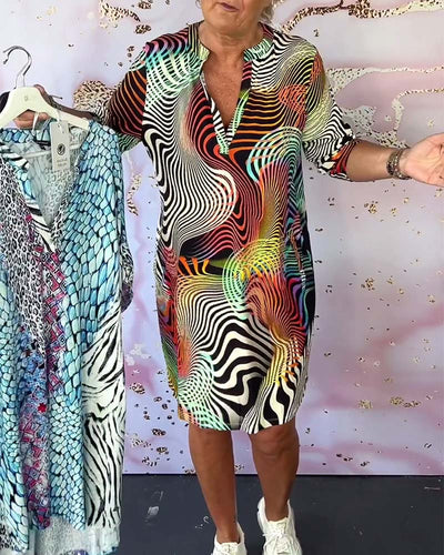 Ria™ | Robe V en couleur