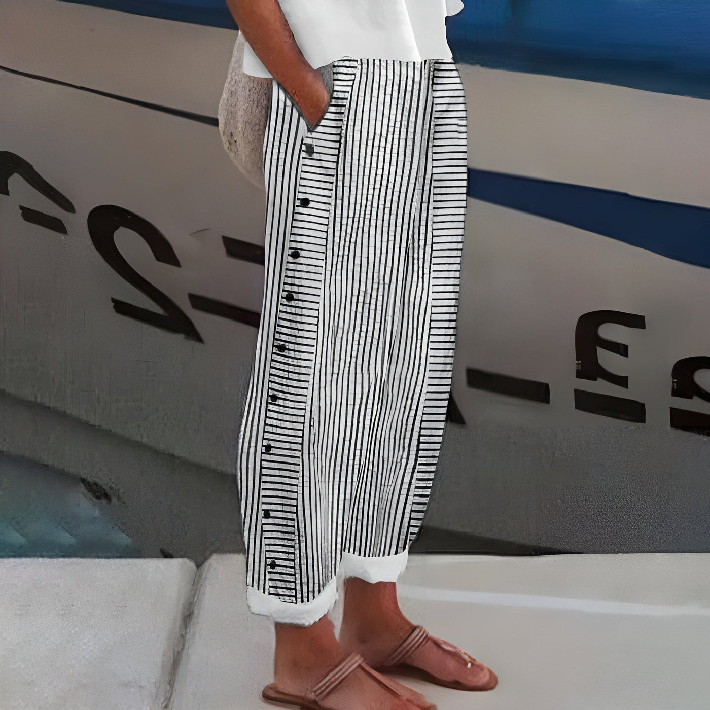 Sandrine | Pantalon en lin