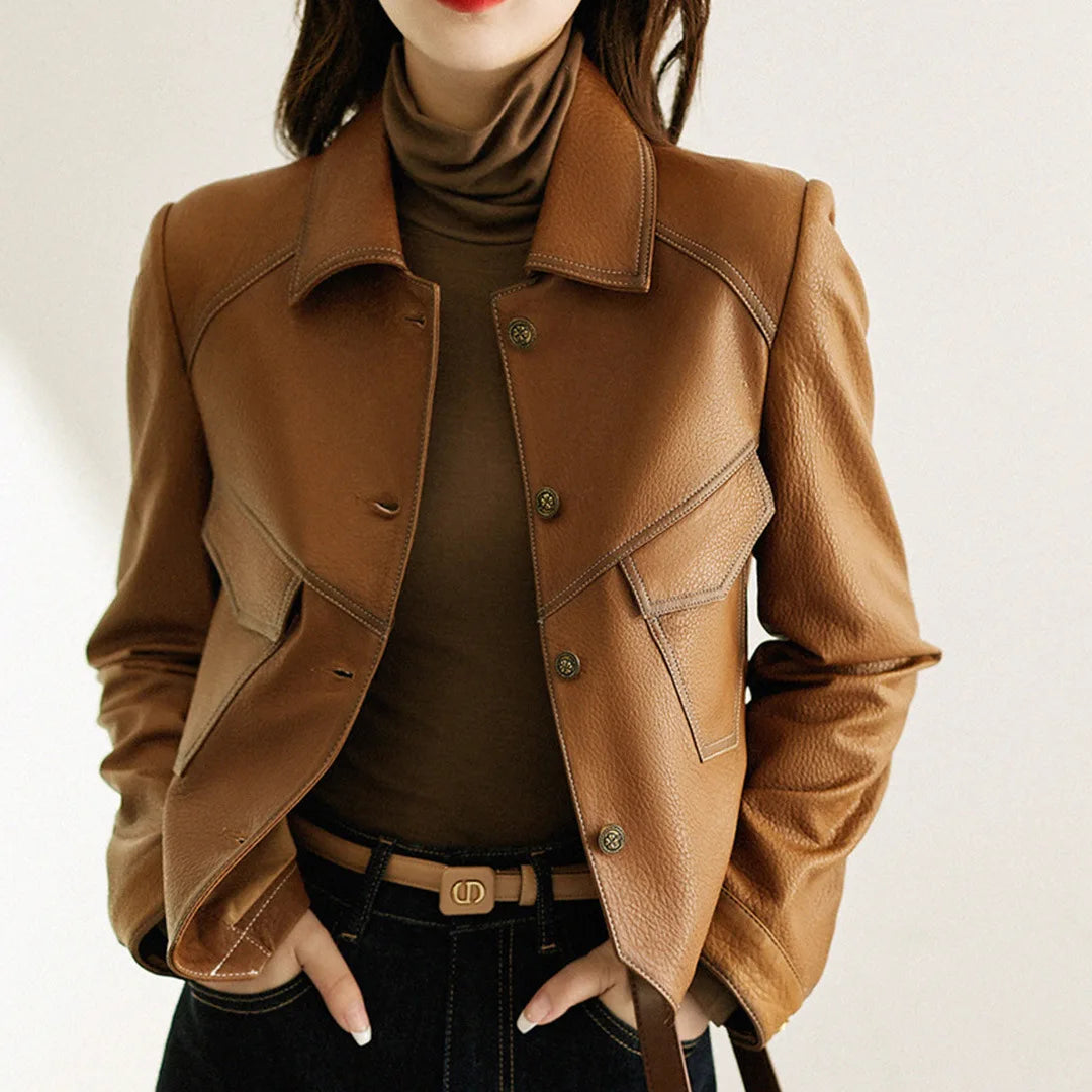 MP | Veste en cuir pour le printemps