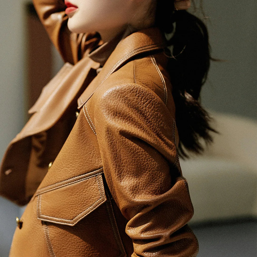 MP | Veste en cuir pour le printemps