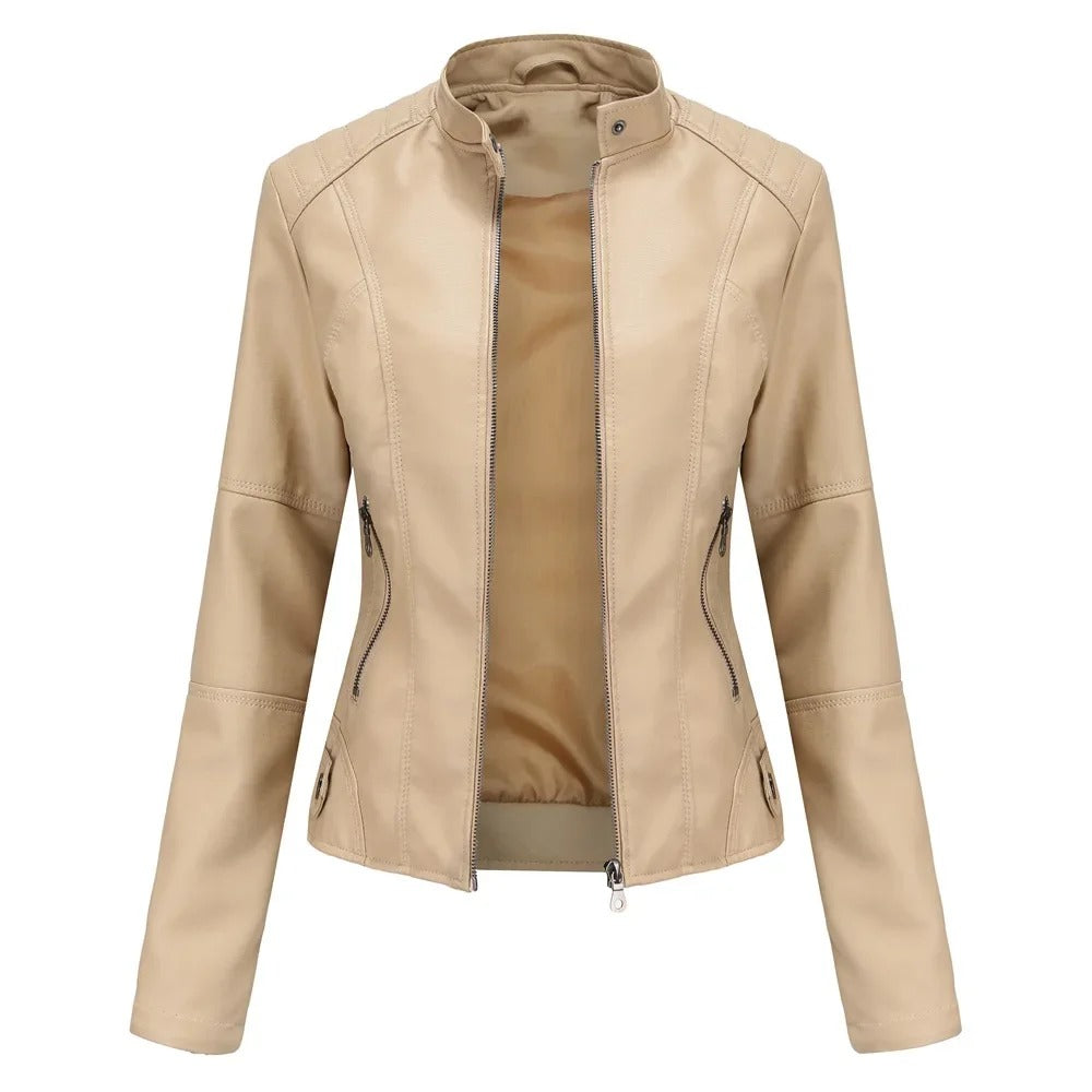 MP | Veste en cuir élégante et à la mode