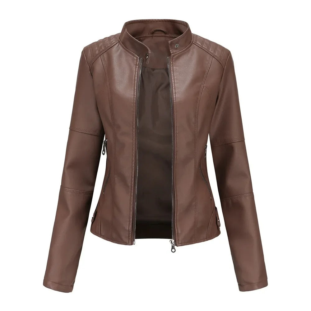 MP | Veste en cuir élégante et à la mode