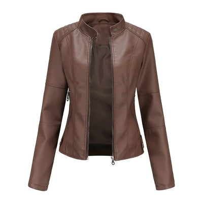MP | Veste en cuir élégante et à la mode