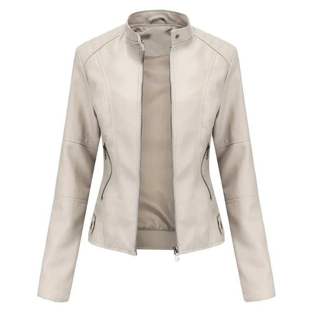 MP | Veste en cuir élégante et à la mode
