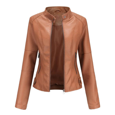MP | Veste en cuir élégante et à la mode