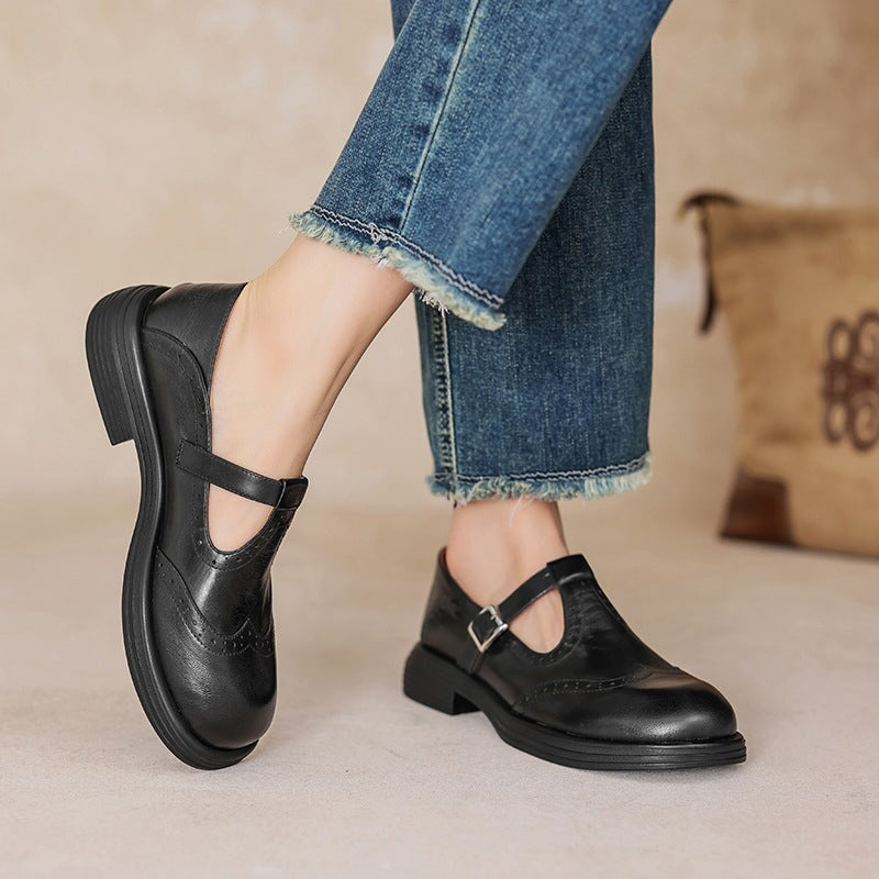 Mary Janes en Cuir Avancées