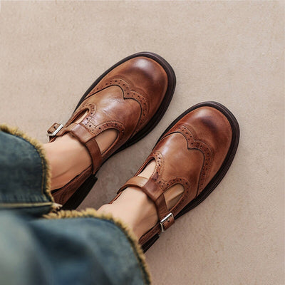 Mary Janes en Cuir Avancées