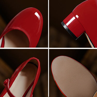 Mary Jane en cuir