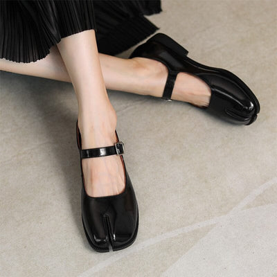 Martha Cuir Mary Janes