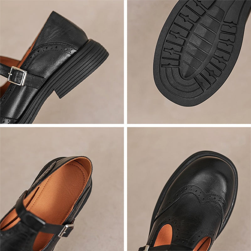 Mary Janes en Cuir Avancées