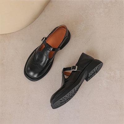 Mary Janes en Cuir Avancées