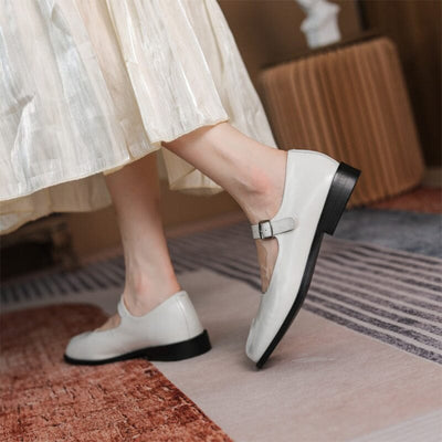 Martha Cuir Mary Janes