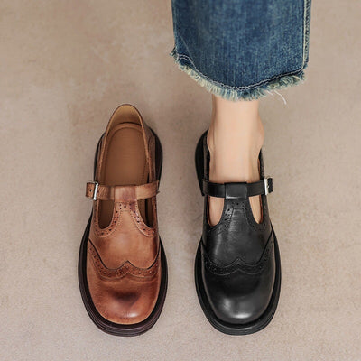 Mary Janes en Cuir Avancées