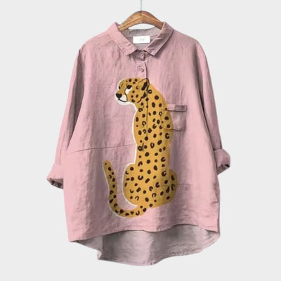 VIOLETTA | Blouse Florale Oversize avec Confort Absolu pour les Journées ensoleillées