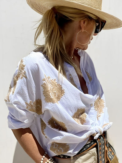 Simone™ | Blouse Chique Style Ibiza