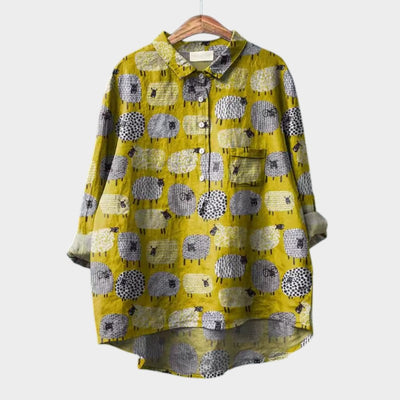 VIOLETTA | Blouse Florale Oversize avec Confort Absolu pour les Journées ensoleillées