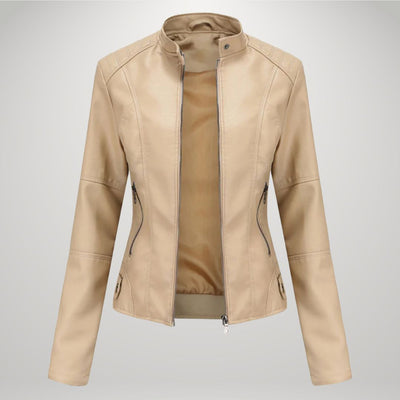 Veste en cuir décontractée Sophia™
