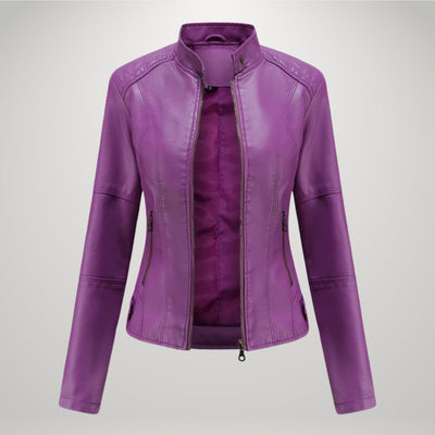 Veste en cuir décontractée Sophia™